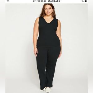 NWT universal Standard Aspen Rib Wide Leg Pant